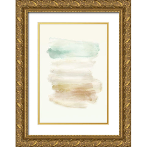 Water flow 2 Gold Ornate Wood Framed Art Print with Double Matting by Art Licensing Studio