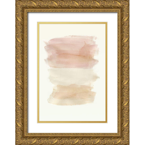 Water flow 3 Gold Ornate Wood Framed Art Print with Double Matting by Art Licensing Studio