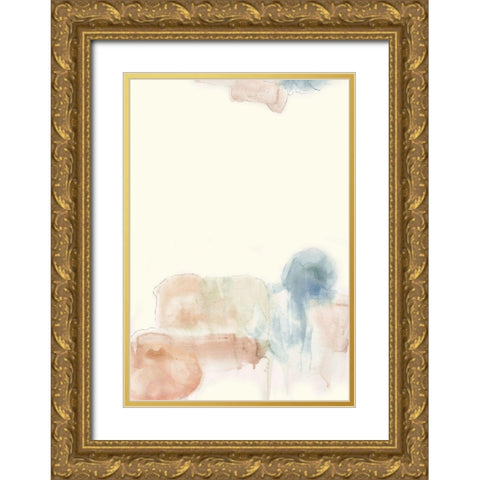 Water flow 6 Gold Ornate Wood Framed Art Print with Double Matting by Art Licensing Studio