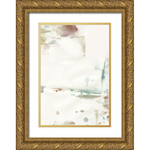 Water spot 1 Gold Ornate Wood Framed Art Print with Double Matting by Art Licensing Studio