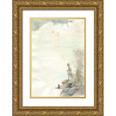 Water weed 2 Gold Ornate Wood Framed Art Print with Double Matting by Art Licensing Studio