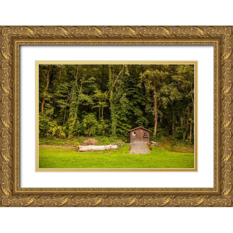 Dinant 1 Gold Ornate Wood Framed Art Print with Double Matting by Heine, Ben