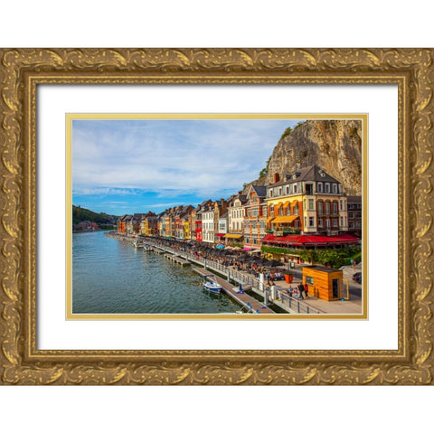 Dinant 2 Gold Ornate Wood Framed Art Print with Double Matting by Heine, Ben