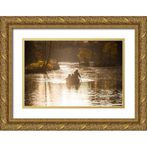 Dinant 6 Gold Ornate Wood Framed Art Print with Double Matting by Heine, Ben