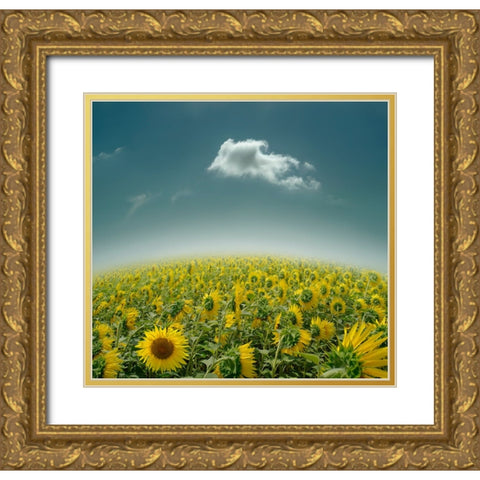 Be Unique Gold Ornate Wood Framed Art Print with Double Matting by Heine, Ben