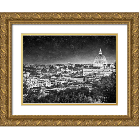 Rome - Vatican Gold Ornate Wood Framed Art Print with Double Matting by Heine, Ben
