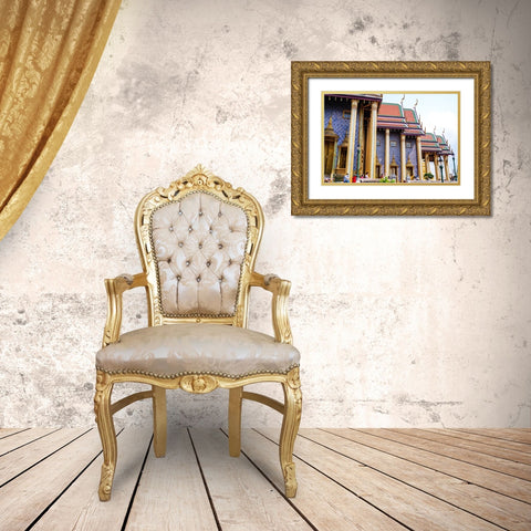 Thailand - 24 Gold Ornate Wood Framed Art Print with Double Matting by Heine, Ben