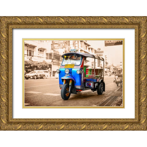 Thailand - 72 Gold Ornate Wood Framed Art Print with Double Matting by Heine, Ben