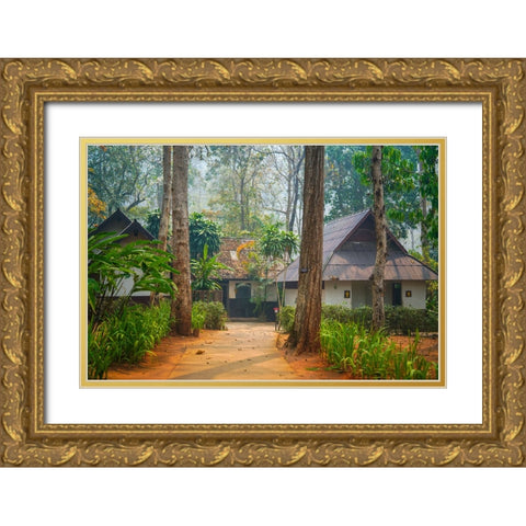 Thailand - 77 Gold Ornate Wood Framed Art Print with Double Matting by Heine, Ben