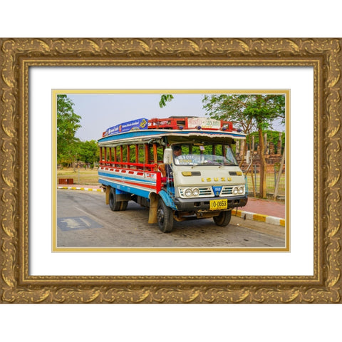 Thailand - 183 Gold Ornate Wood Framed Art Print with Double Matting by Heine, Ben