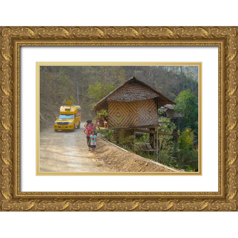 Thailand - 185 Gold Ornate Wood Framed Art Print with Double Matting by Heine, Ben