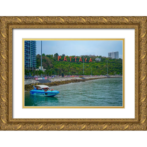Thailand - 195 Gold Ornate Wood Framed Art Print with Double Matting by Heine, Ben