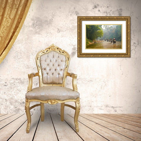 Thailand - 330 Gold Ornate Wood Framed Art Print with Double Matting by Heine, Ben