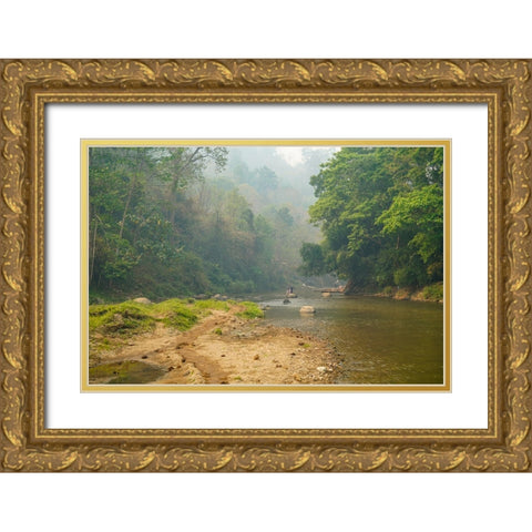Thailand - 336 Gold Ornate Wood Framed Art Print with Double Matting by Heine, Ben