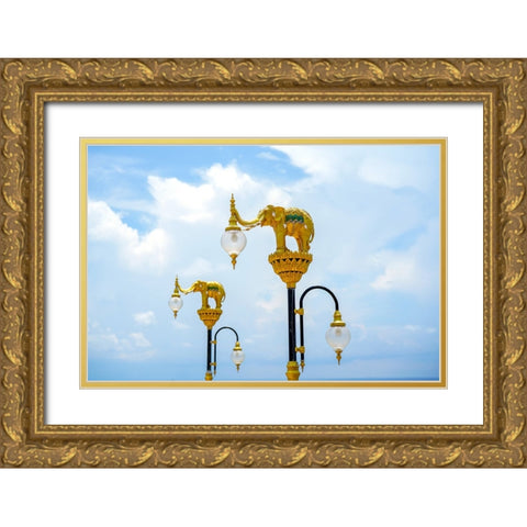 Thailand - 385 Gold Ornate Wood Framed Art Print with Double Matting by Heine, Ben