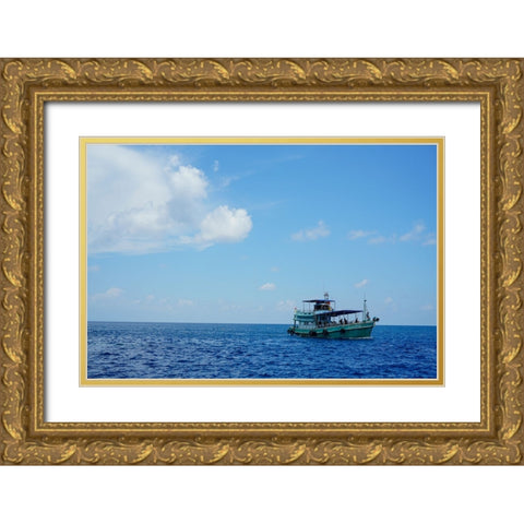 Thailand - 398 Gold Ornate Wood Framed Art Print with Double Matting by Heine, Ben