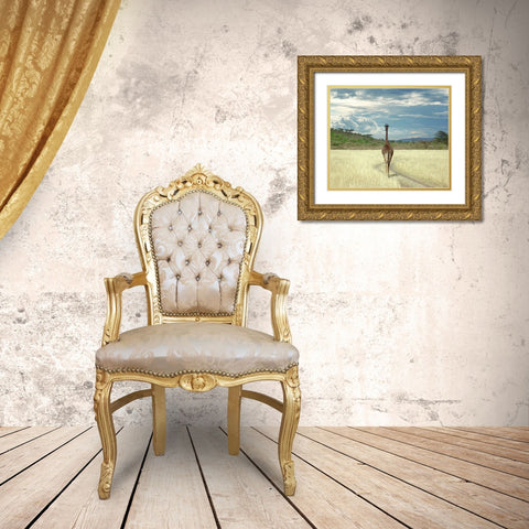 Until I get There Gold Ornate Wood Framed Art Print with Double Matting by Heine, Ben