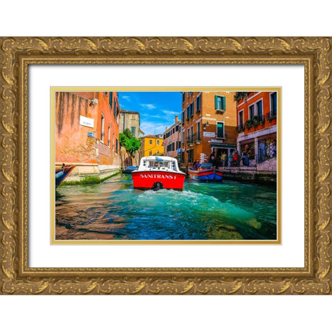 _SAM0738 Gold Ornate Wood Framed Art Print with Double Matting by Heine, Ben