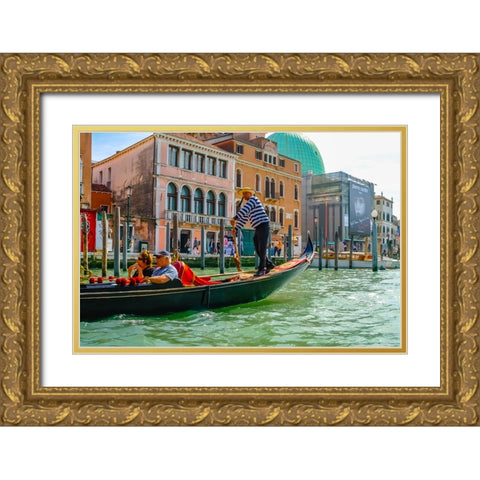 _SAM0759 Gold Ornate Wood Framed Art Print with Double Matting by Heine, Ben