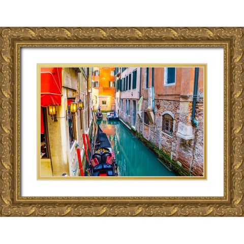 _SAM0949 Gold Ornate Wood Framed Art Print with Double Matting by Heine, Ben