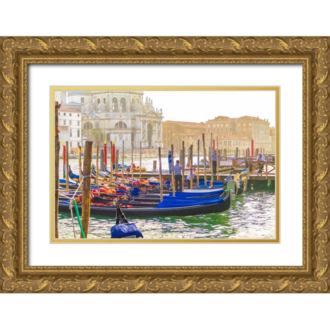_SAM1048 Gold Ornate Wood Framed Art Print with Double Matting by Heine, Ben