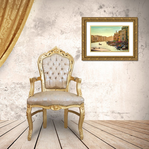 _SAM1091 Gold Ornate Wood Framed Art Print with Double Matting by Heine, Ben