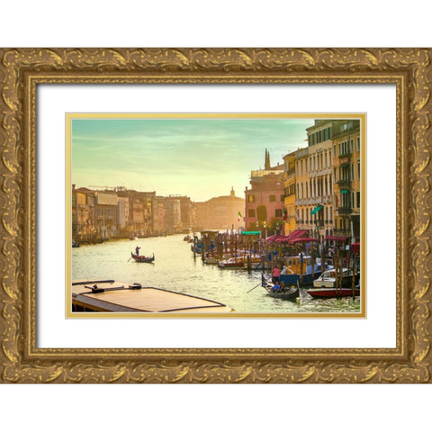 _SAM1091 Gold Ornate Wood Framed Art Print with Double Matting by Heine, Ben