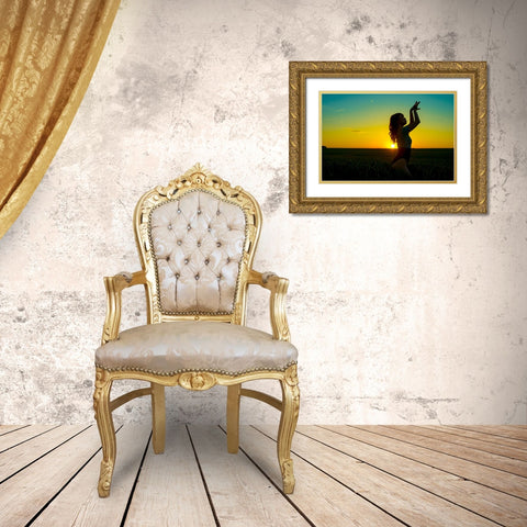 _SAM2650 Gold Ornate Wood Framed Art Print with Double Matting by Heine, Ben