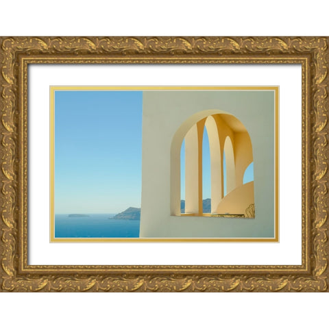 _SAM4461 Gold Ornate Wood Framed Art Print with Double Matting by Heine, Ben