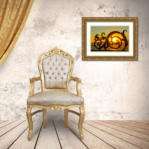 _SAM4678 Gold Ornate Wood Framed Art Print with Double Matting by Heine, Ben