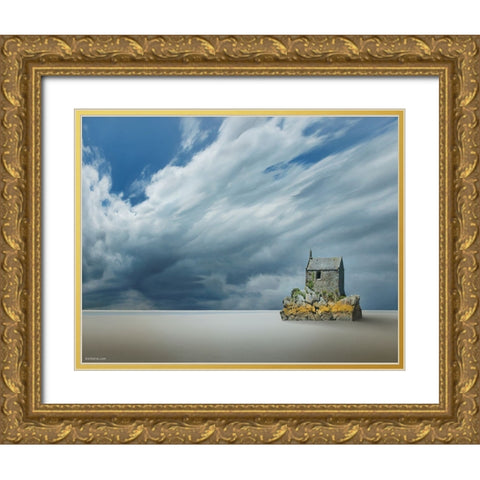 14 Voices of Solitude Gold Ornate Wood Framed Art Print with Double Matting by Heine, Ben