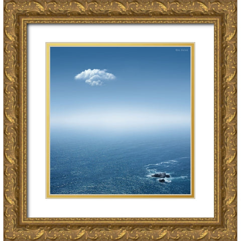 Give Me Some Fresh Air Gold Ornate Wood Framed Art Print with Double Matting by Heine, Ben