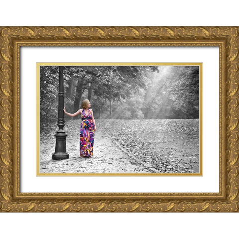I Have Been There Gold Ornate Wood Framed Art Print with Double Matting by Heine, Ben