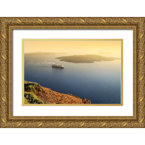 Just a Dream Gold Ornate Wood Framed Art Print with Double Matting by Heine, Ben