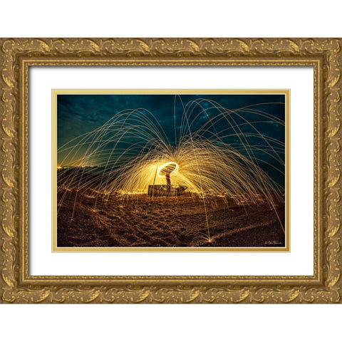 Lord of the Ringo Gold Ornate Wood Framed Art Print with Double Matting by Heine, Ben