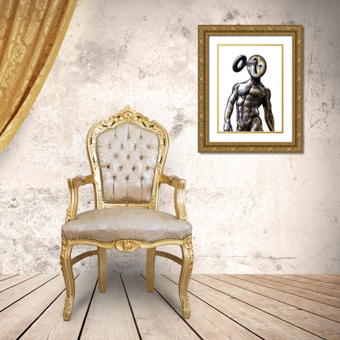 Open Me Gold Ornate Wood Framed Art Print with Double Matting by Heine, Ben