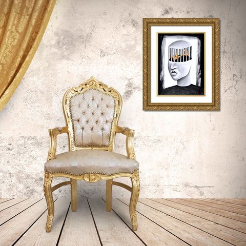 The Key to Your Soul Gold Ornate Wood Framed Art Print with Double Matting by Heine, Ben