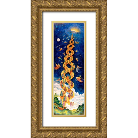 31 Gold Ornate Wood Framed Art Print with Double Matting by Bell, Bill