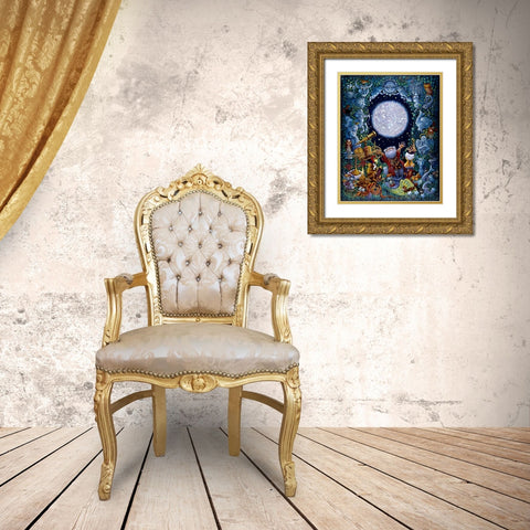 Starman (2) Gold Ornate Wood Framed Art Print with Double Matting by Bell, Bill