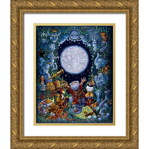 Starman (2) Gold Ornate Wood Framed Art Print with Double Matting by Bell, Bill