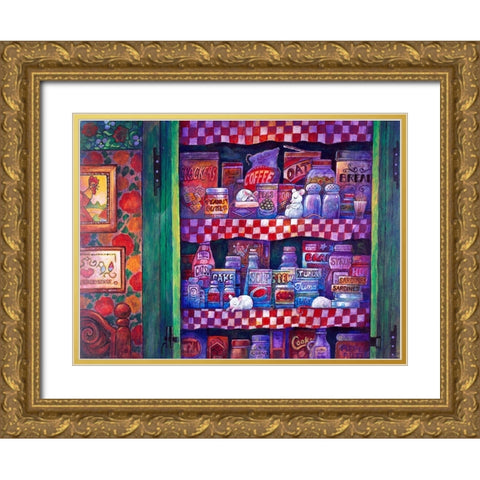 Night B4 I Gold Ornate Wood Framed Art Print with Double Matting by Bell, Bill