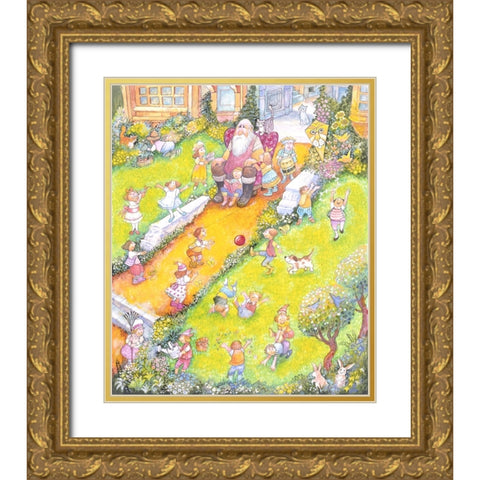 The Selfish Giant #14 Gold Ornate Wood Framed Art Print with Double Matting by Bell, Bill