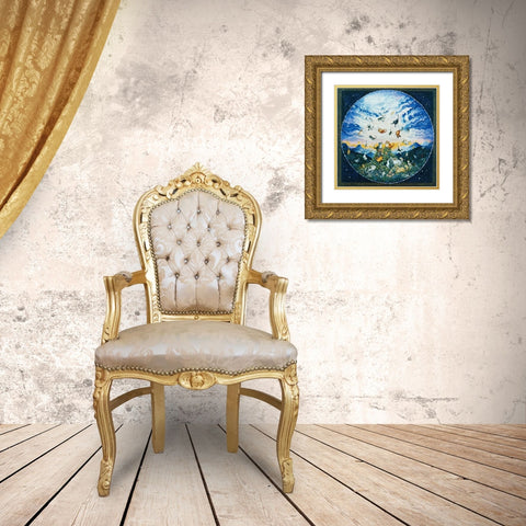 Cat Creation 2 (Pc) Gold Ornate Wood Framed Art Print with Double Matting by Bell, Bill
