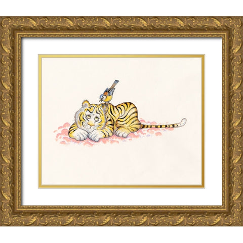 18A Gold Ornate Wood Framed Art Print with Double Matting by Bell, Bill