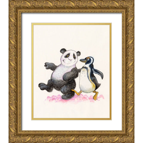 19A Gold Ornate Wood Framed Art Print with Double Matting by Bell, Bill