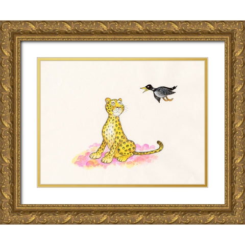 22B Gold Ornate Wood Framed Art Print with Double Matting by Bell, Bill