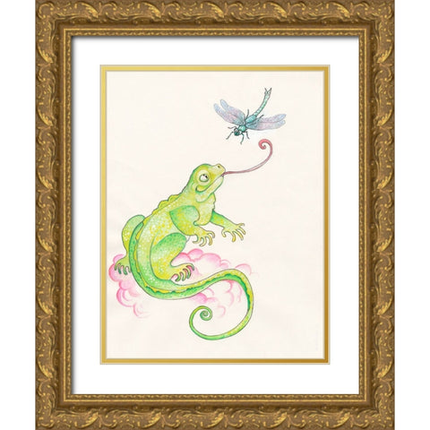 36A Gold Ornate Wood Framed Art Print with Double Matting by Bell, Bill