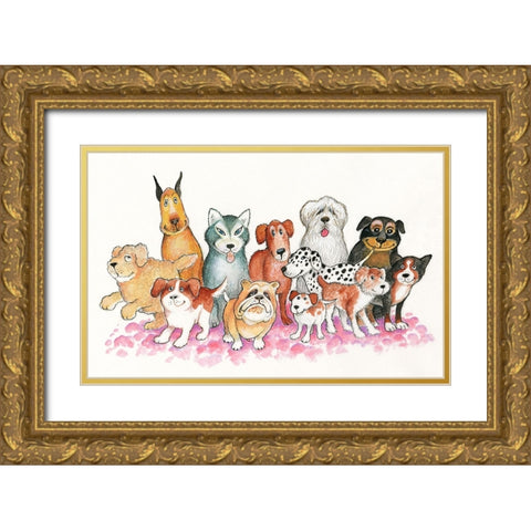 40A Gold Ornate Wood Framed Art Print with Double Matting by Bell, Bill