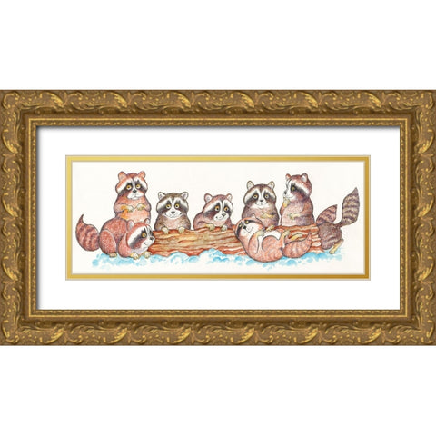42B Gold Ornate Wood Framed Art Print with Double Matting by Bell, Bill