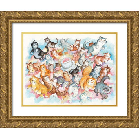 43B Gold Ornate Wood Framed Art Print with Double Matting by Bell, Bill